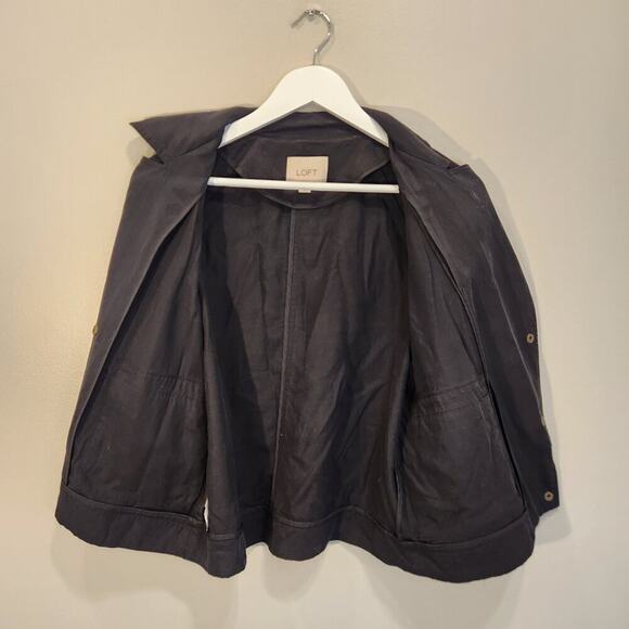 Loft Cropped Moto Jacket Versatile Grunge Biker Casual Seasonal Layer - Size S - Picture 3 of 8